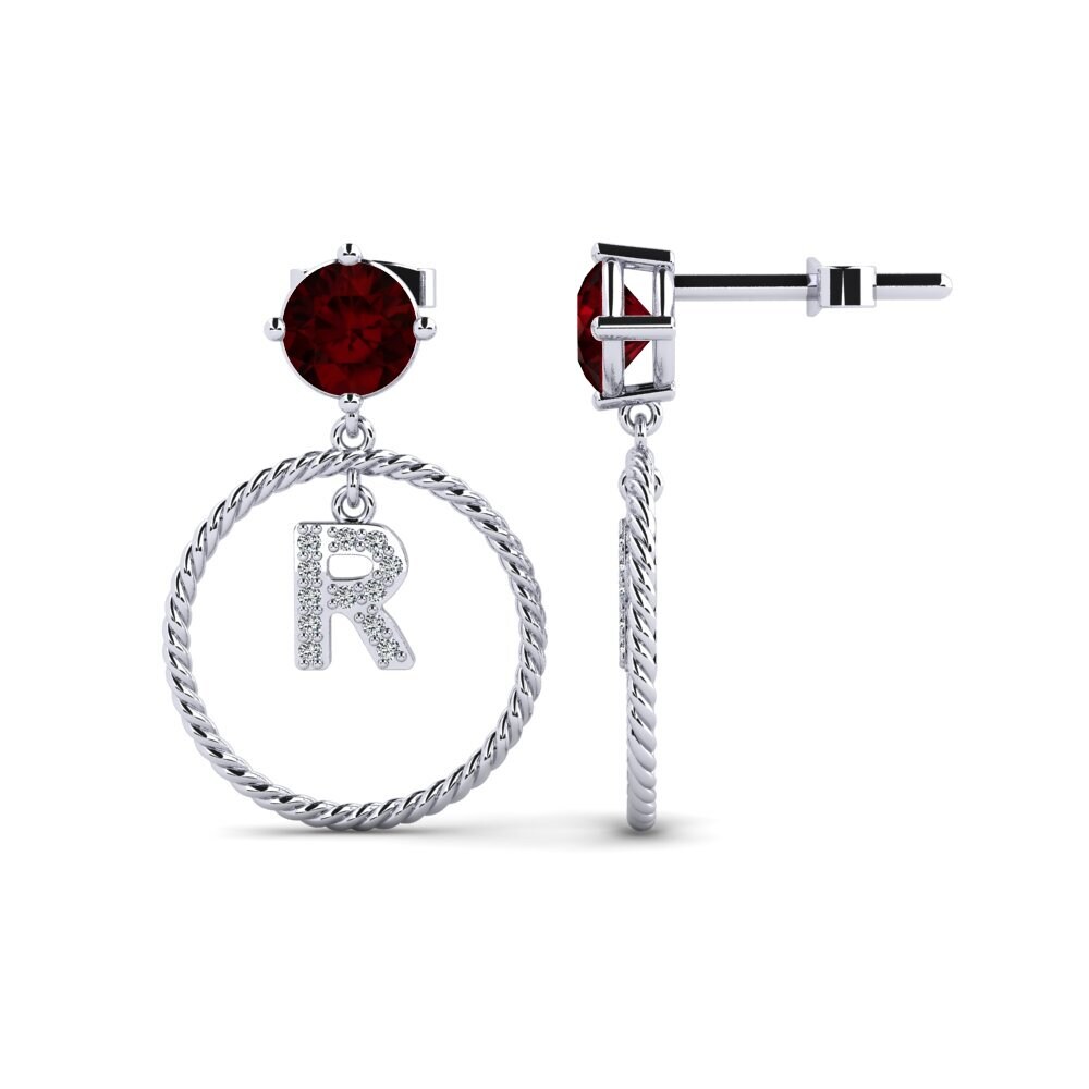 Garnet Women's Earring Noss R