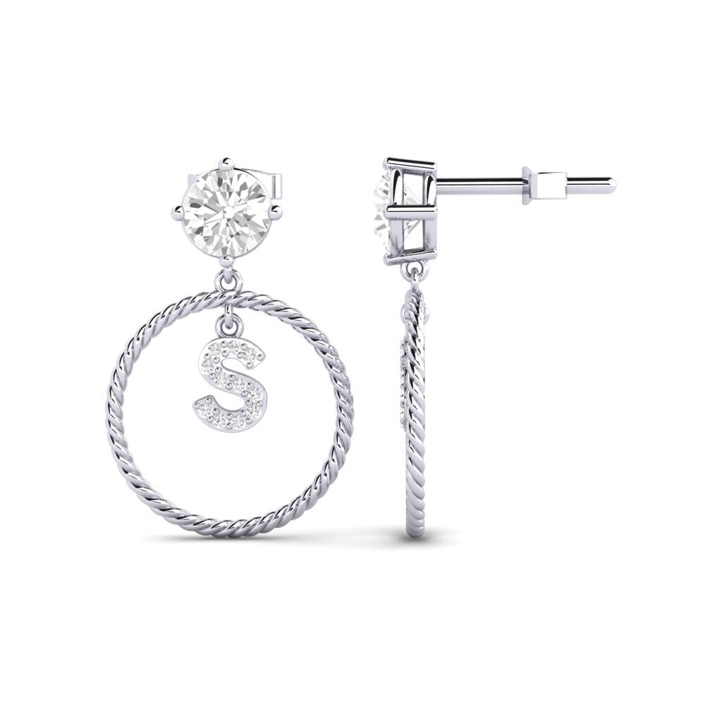 White sapphire Women's Earring Noss S