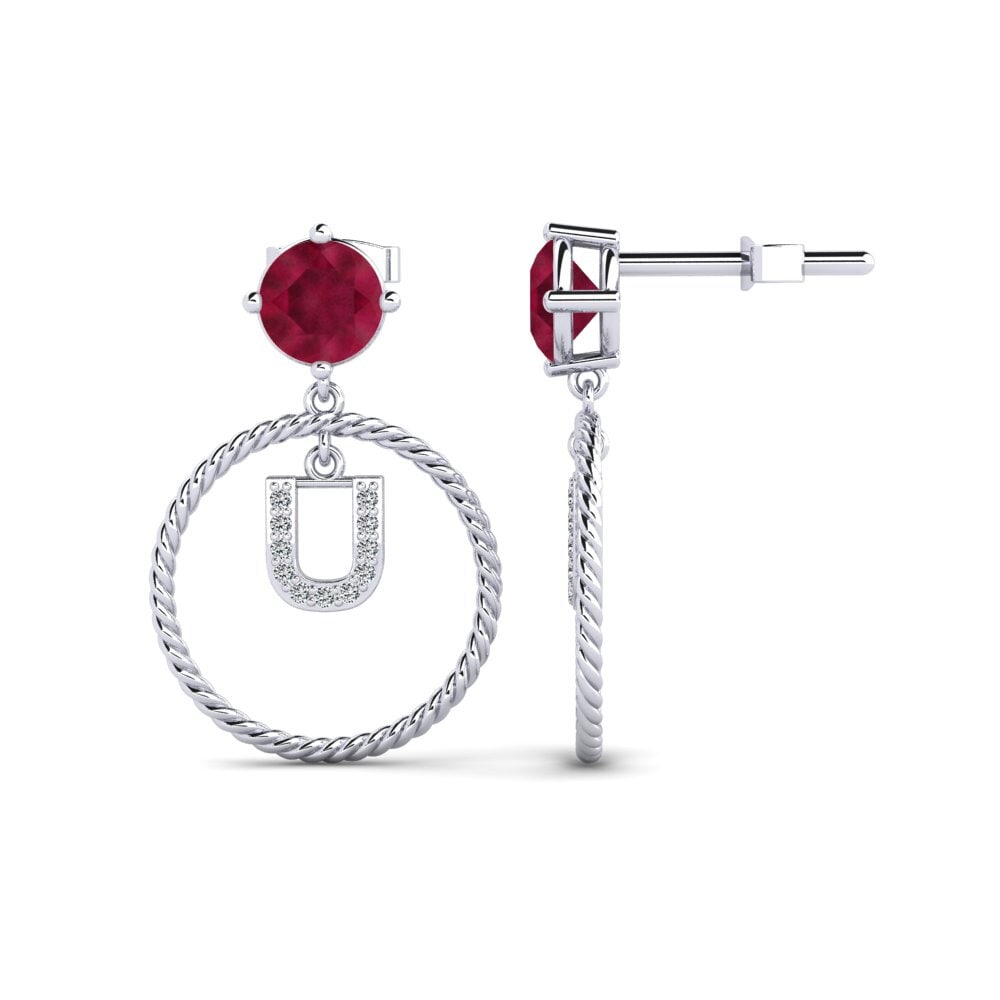 Ruby Women's Earring Noss U