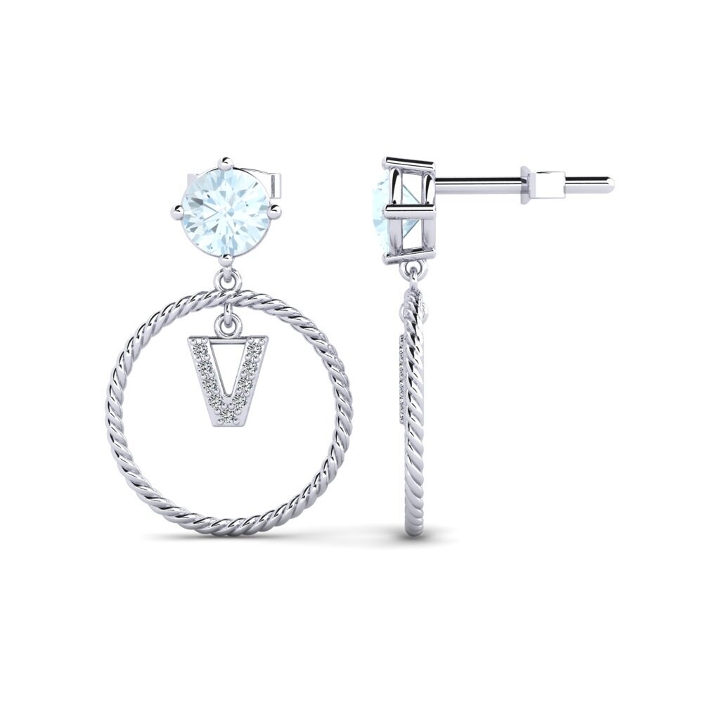 Aquamarine Women's Earring Noss V