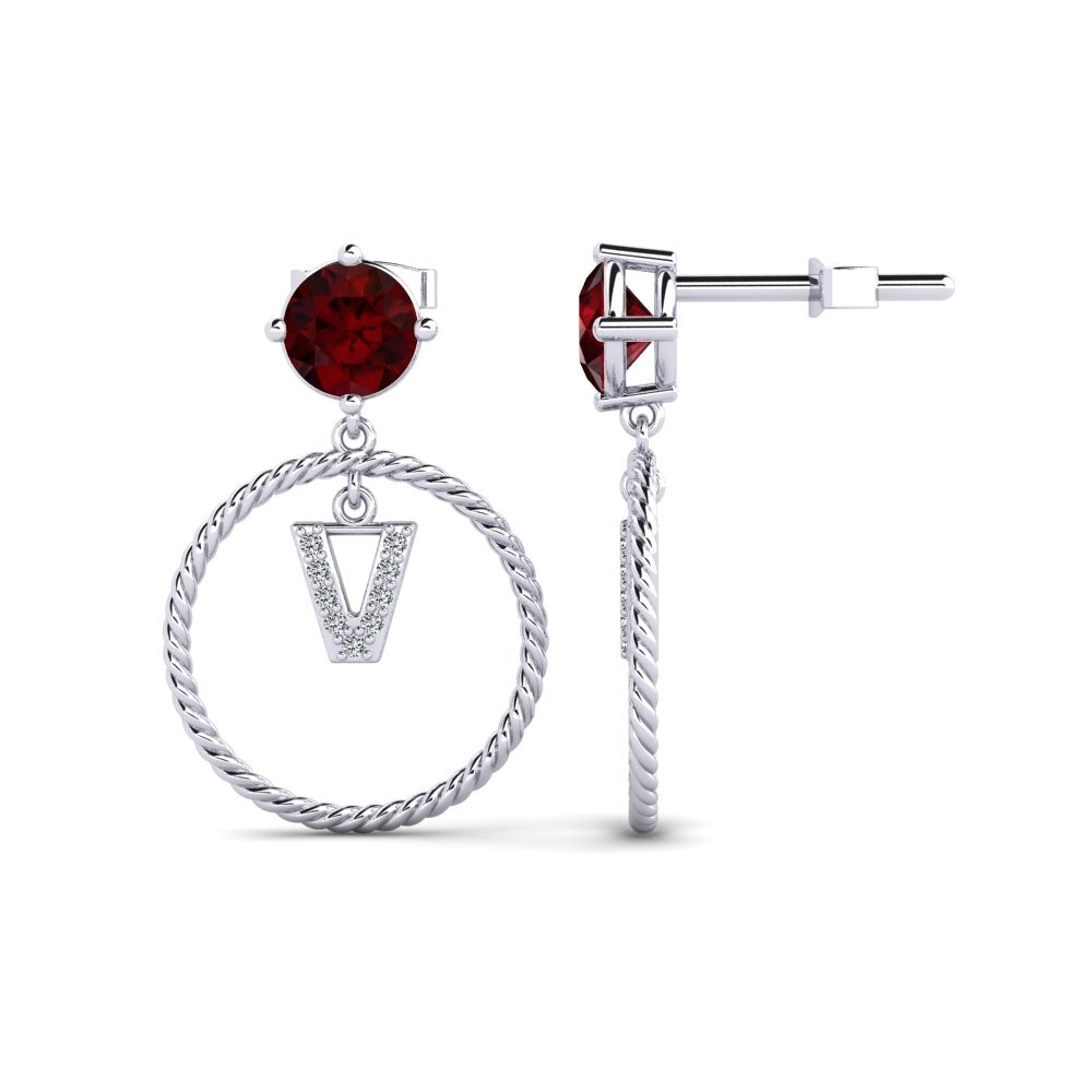 Garnet Women's Earring Noss V
