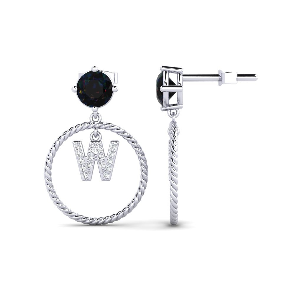 Black Opal Women's Earring Noss W
