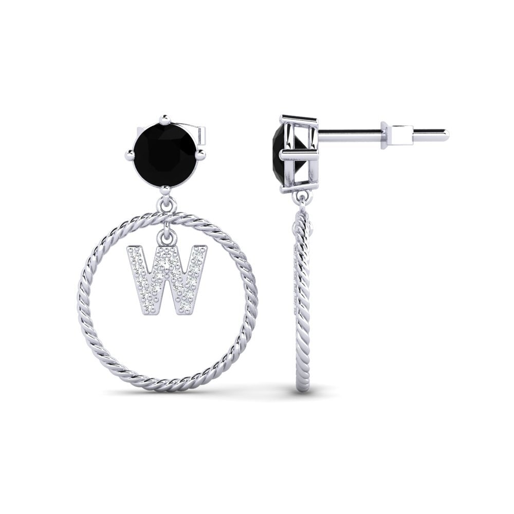 Black Sapphire Women's Earring Noss W