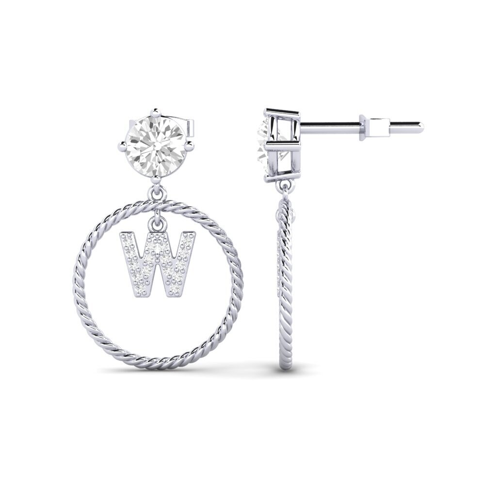 White sapphire Women's Earring Noss W