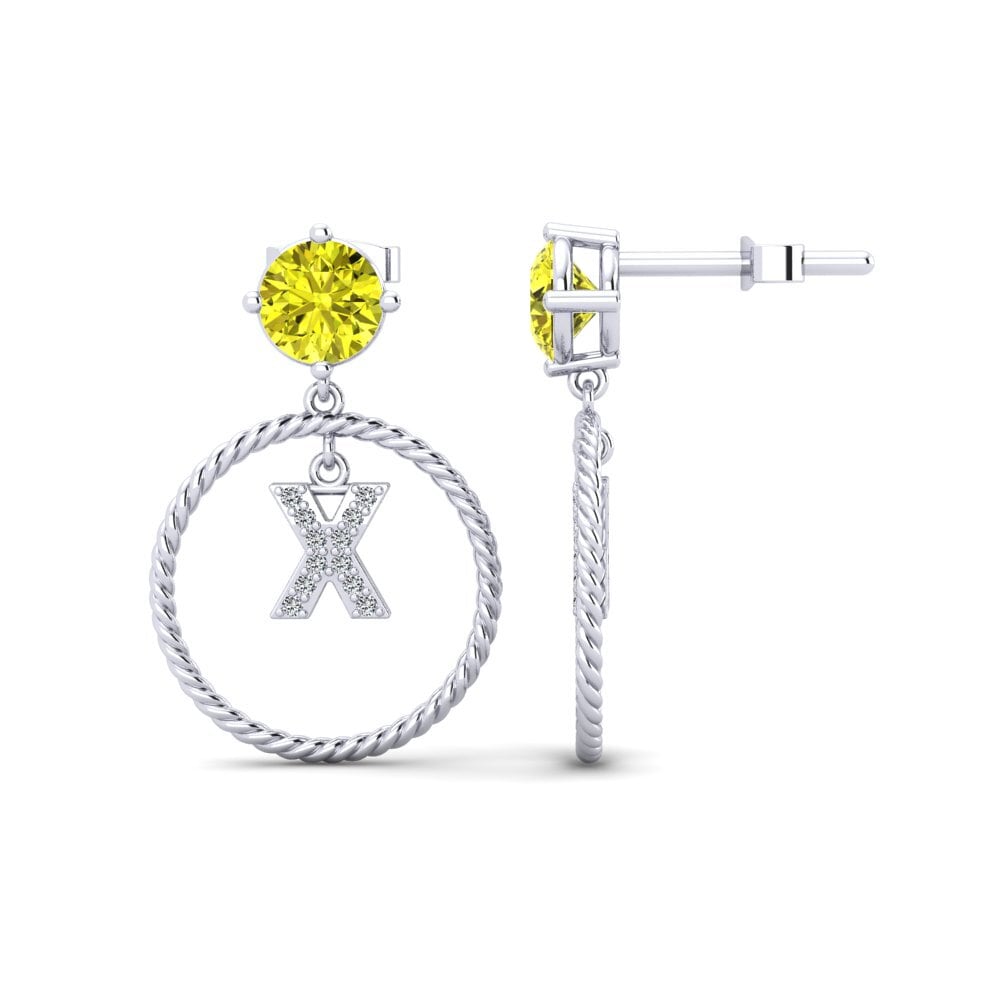 Yellow Diamond Women's Earring Noss X