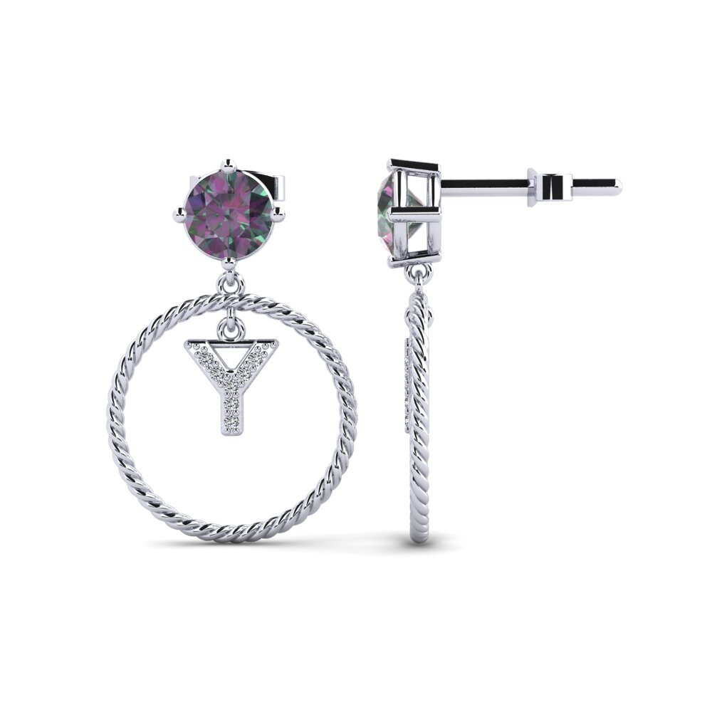 Mystic Topaz Women's Earring Noss Y