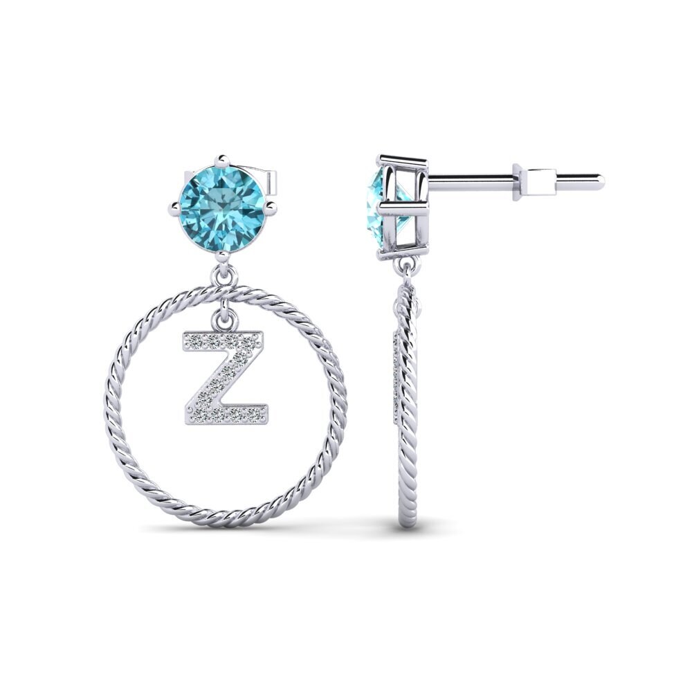Blue Zircon Women's Earring Noss Z