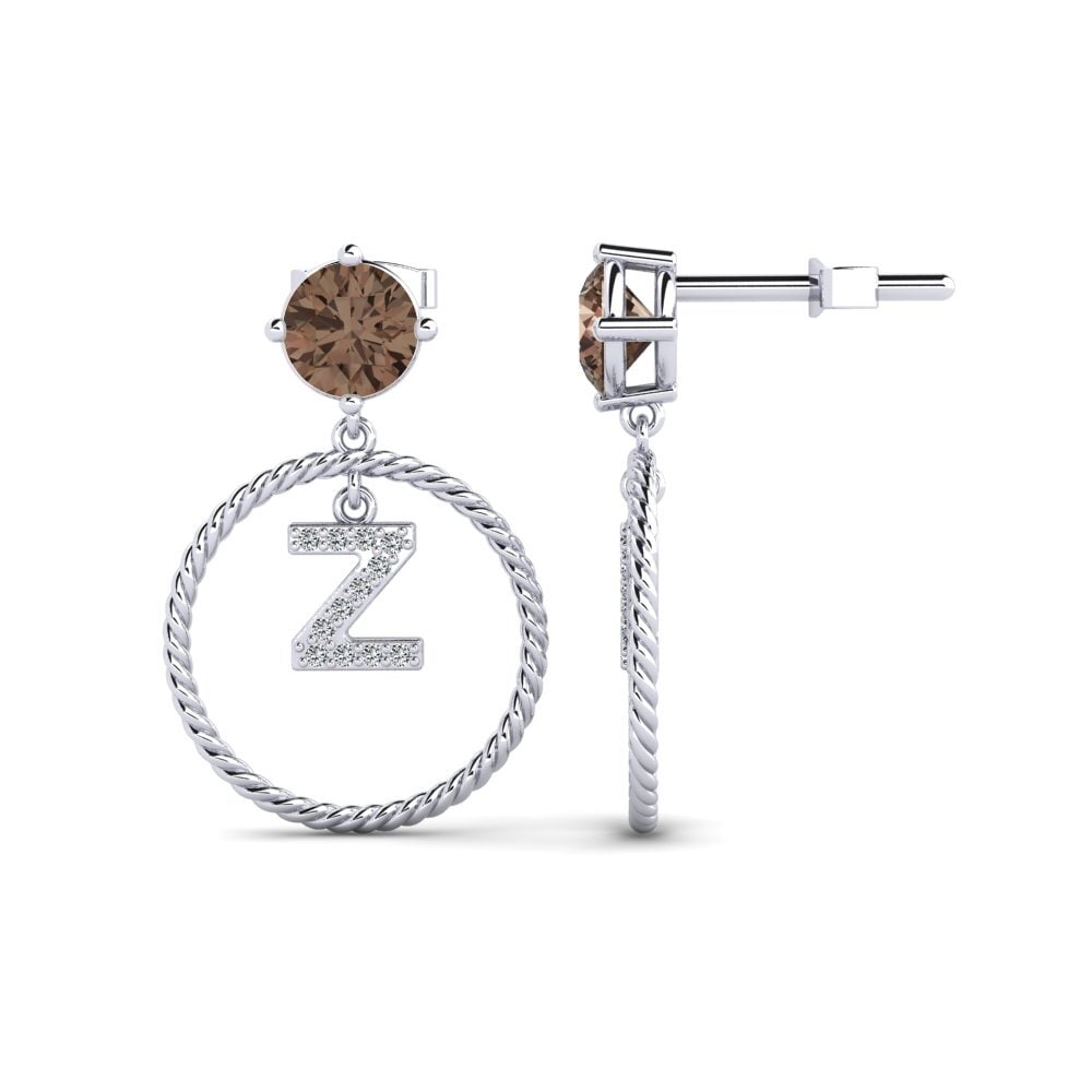 Smoky Quartz Women's Earring Noss Z