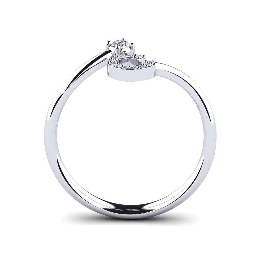 14ct White Gold Ring Oraphan C