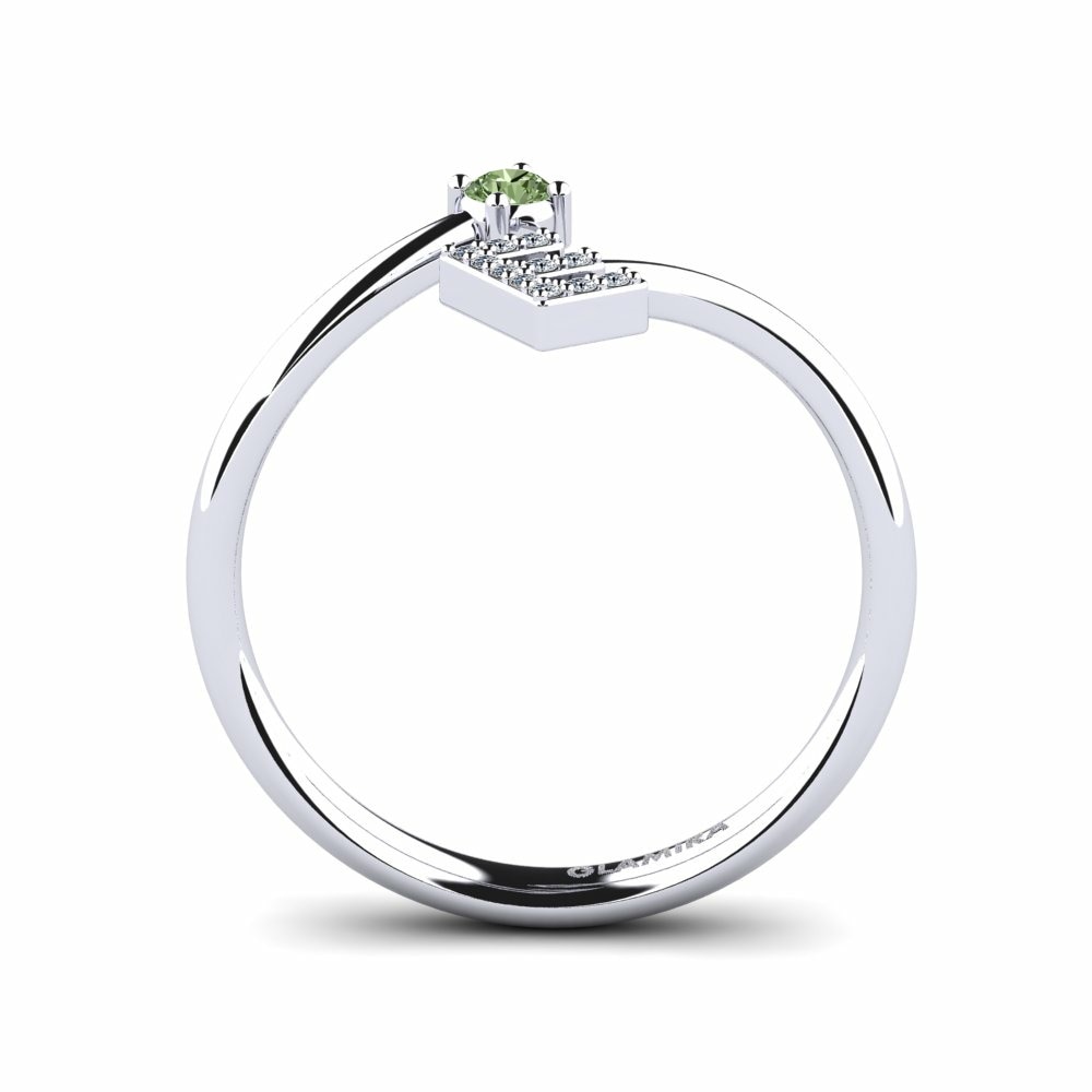 Grön Diamant Ring Oraphan E