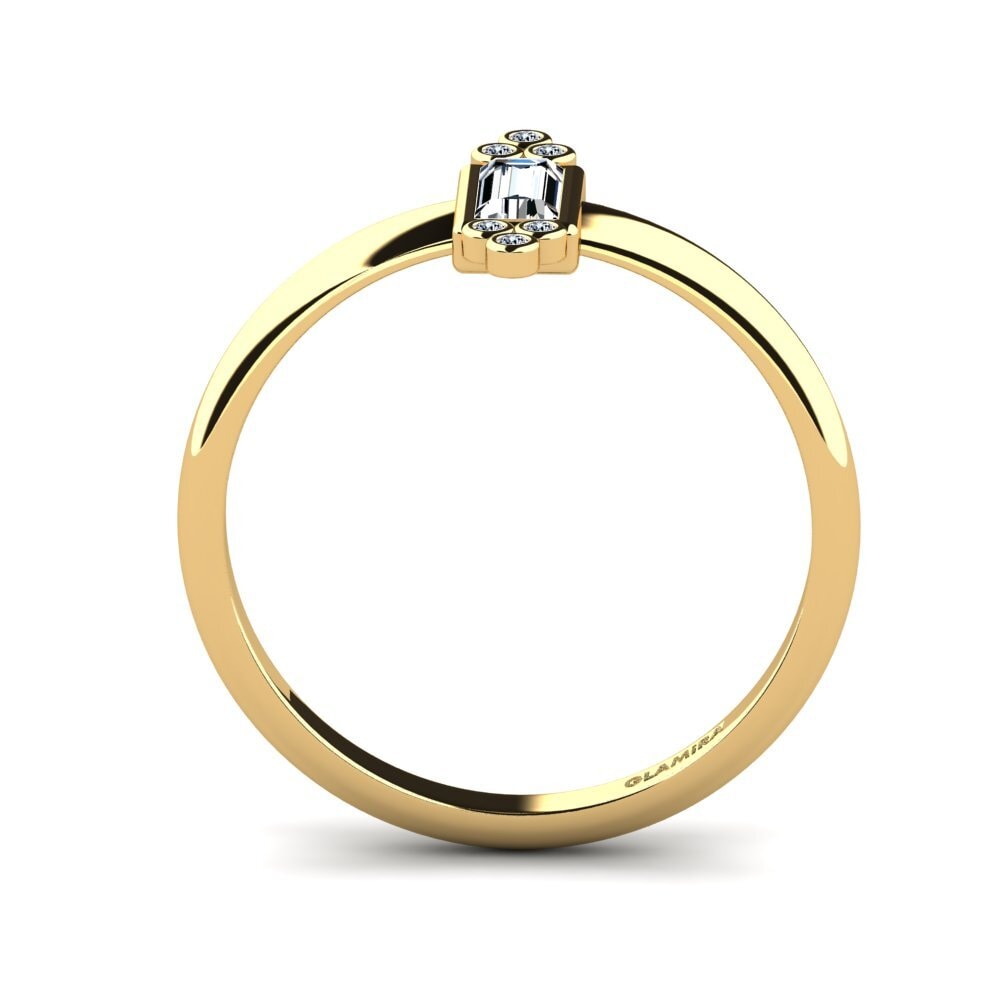 Zirconia Engagement Ring Animale