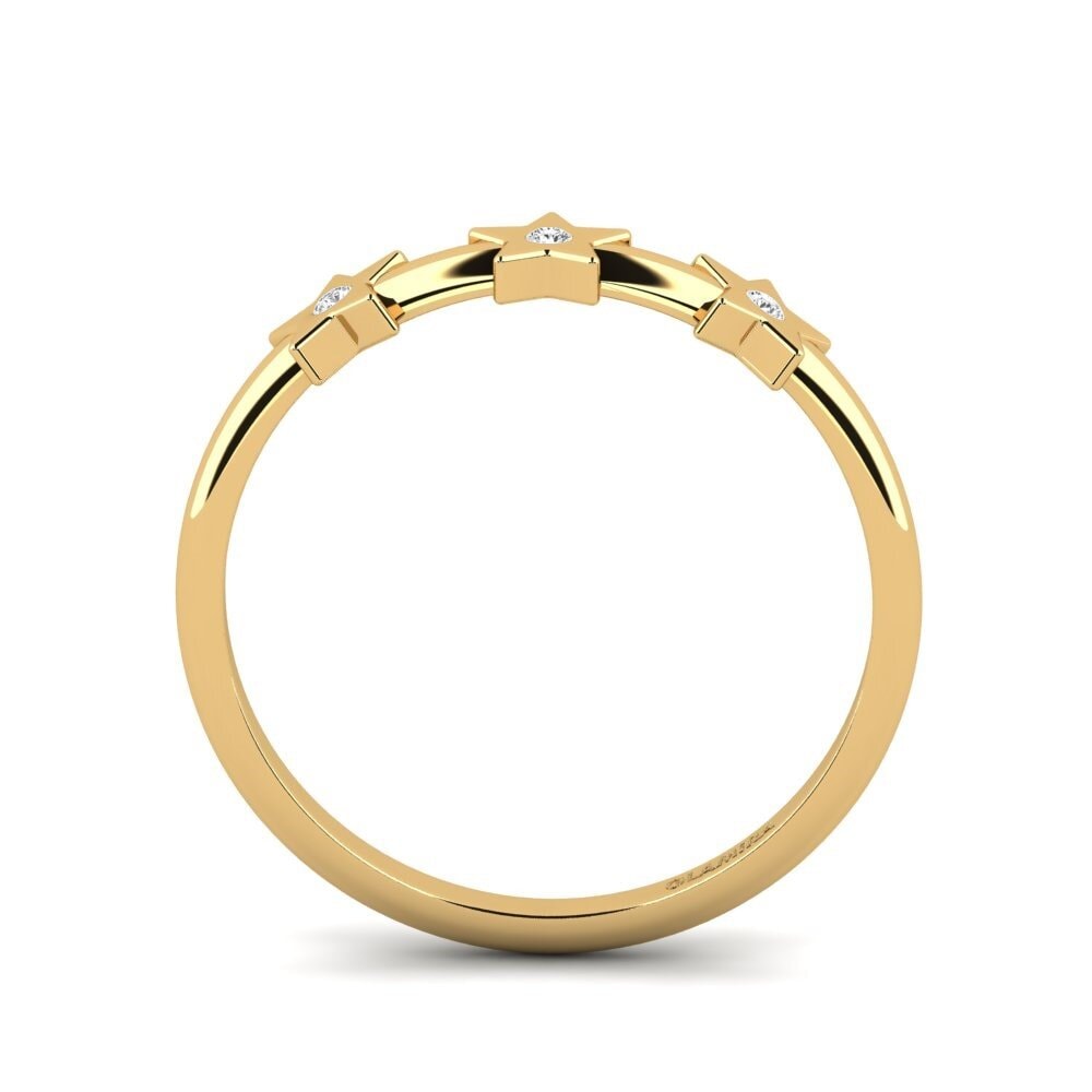 White sapphire Ring Mandoline
