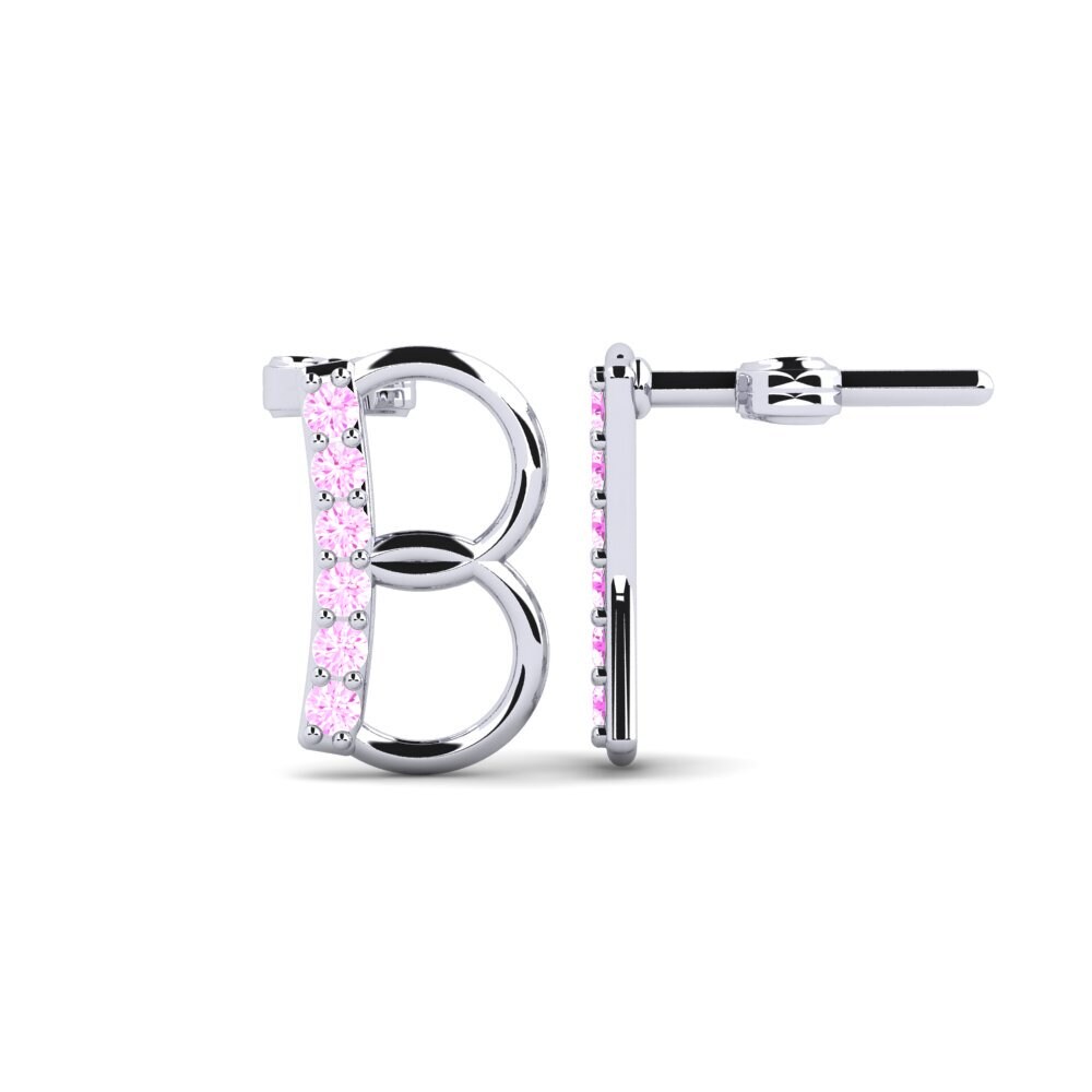 Pink Sapphire Women's Earring Deviera B