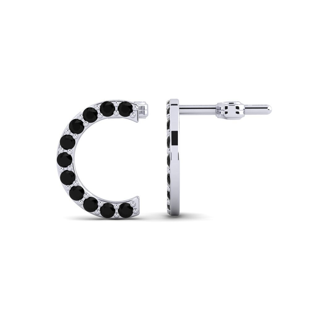 Black Sapphire Women's Earring Deviera C