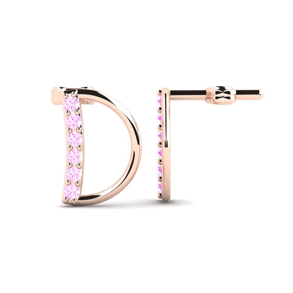 Pink Sapphire Women's Earring Deviera D