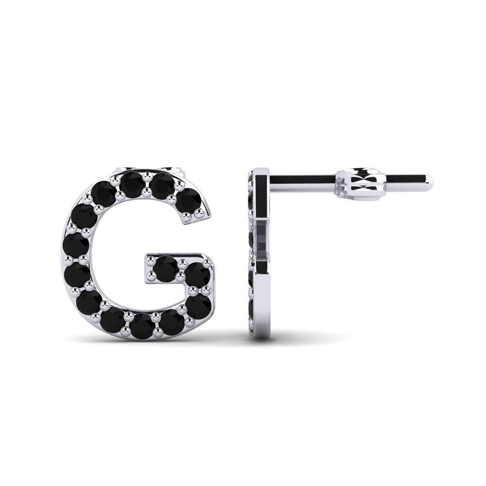 Black Sapphire Women's Earring Deviera G