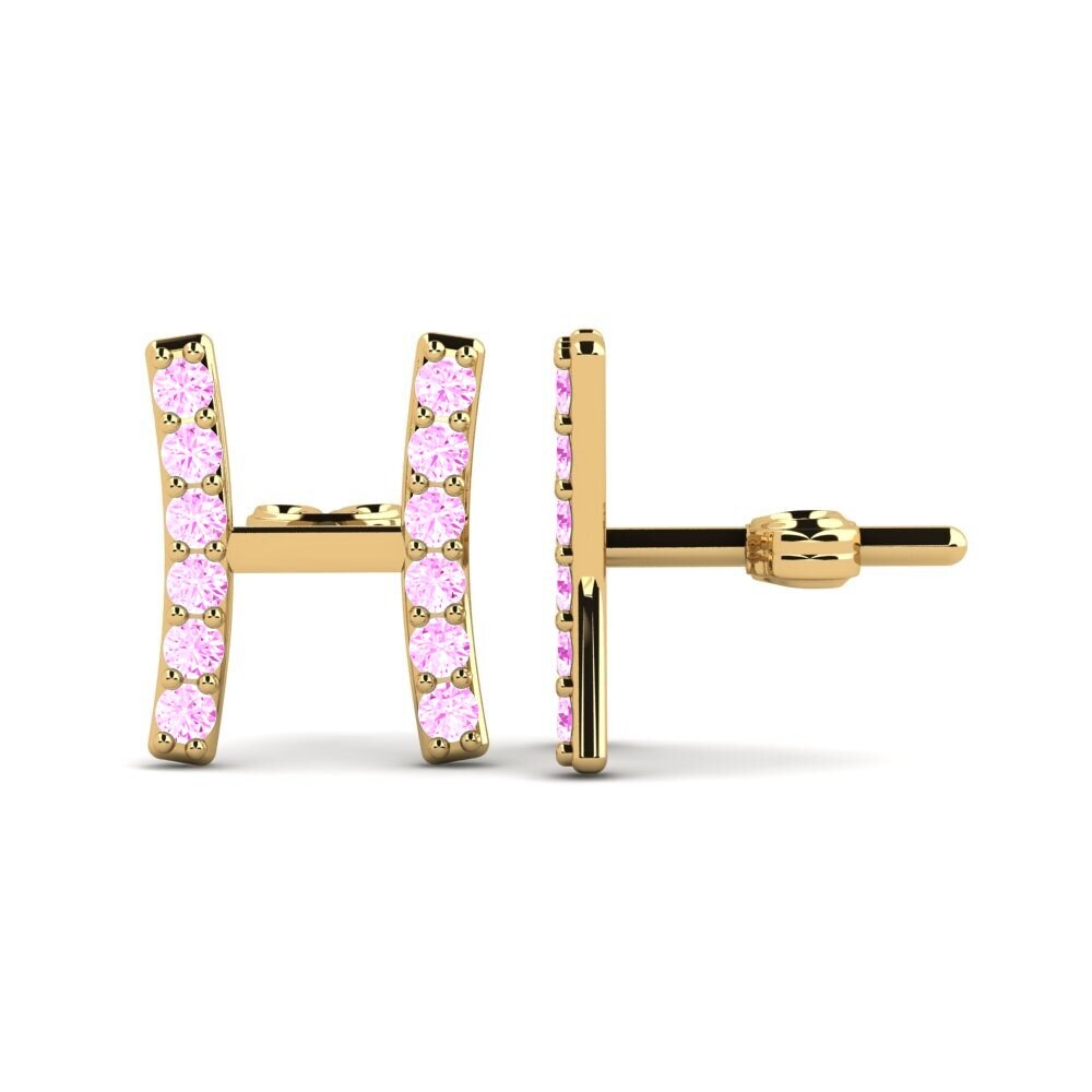 Pink Sapphire Women's Earring Deviera H