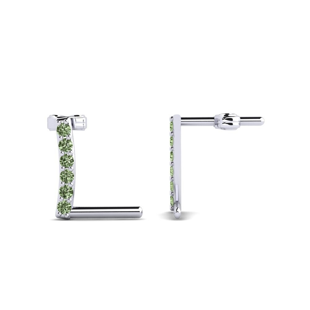 Green Diamond Women's Earring Deviera L