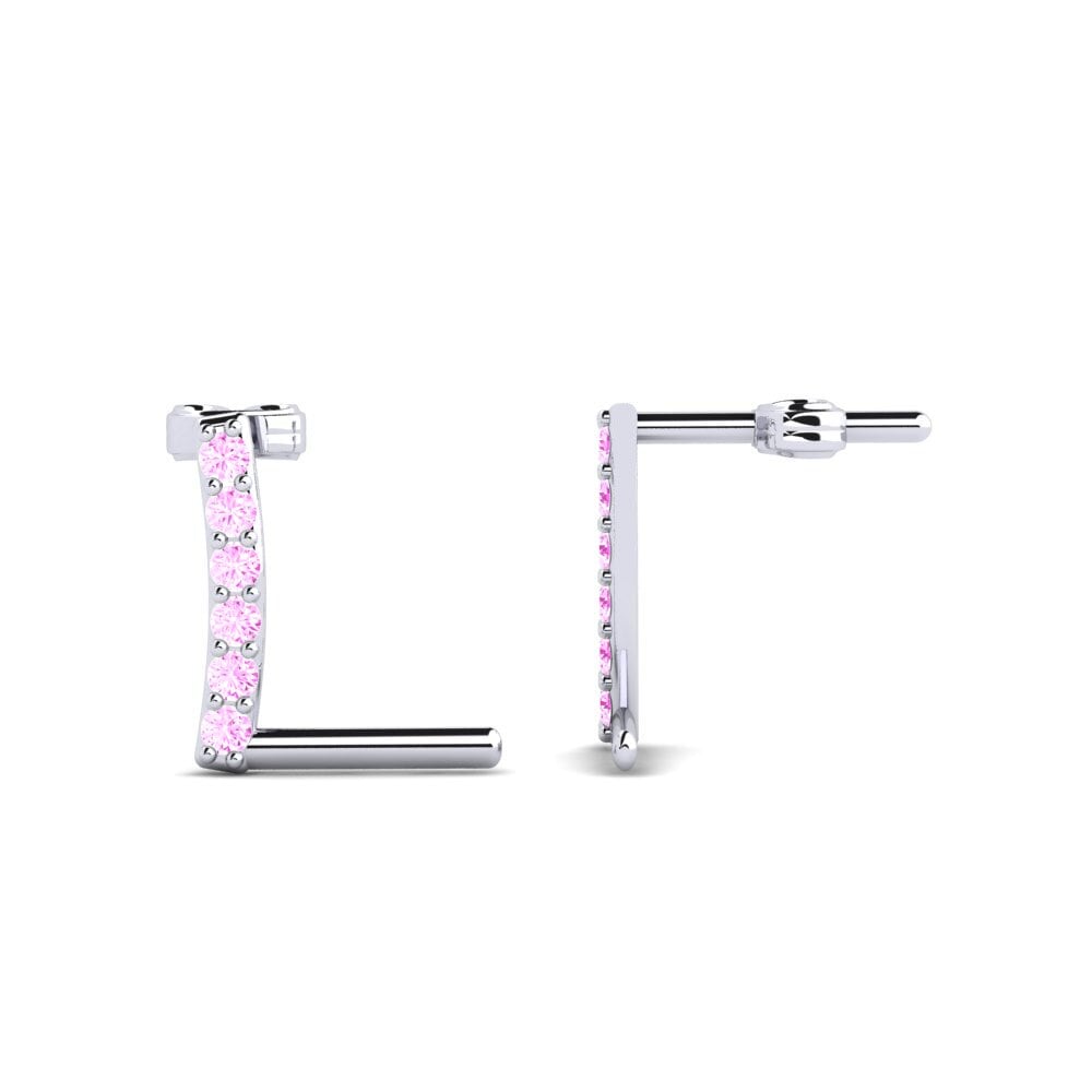 Pink Sapphire Women's Earring Deviera L