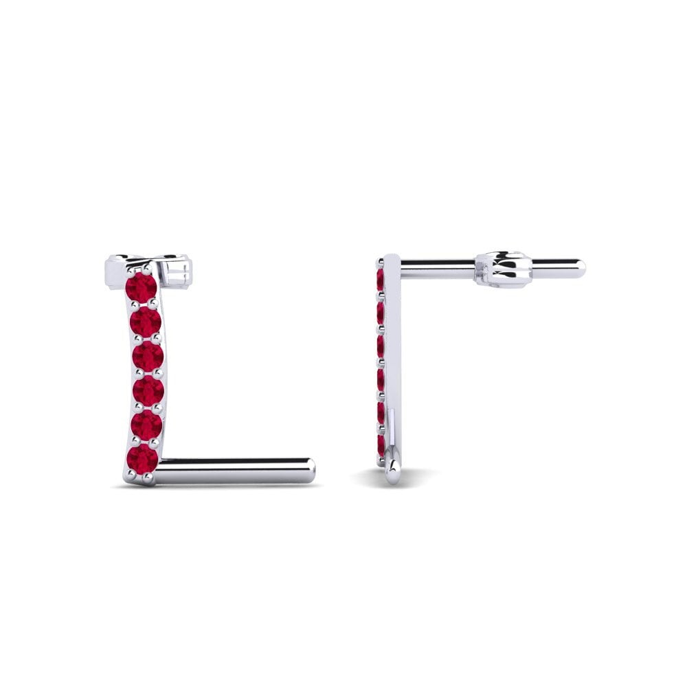 Ruby Women's Earring Deviera L