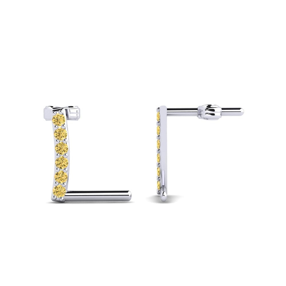 Yellow Diamond Women's Earring Deviera L