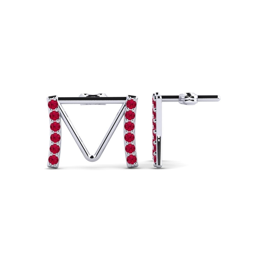 Ruby Women's Earring Deviera M