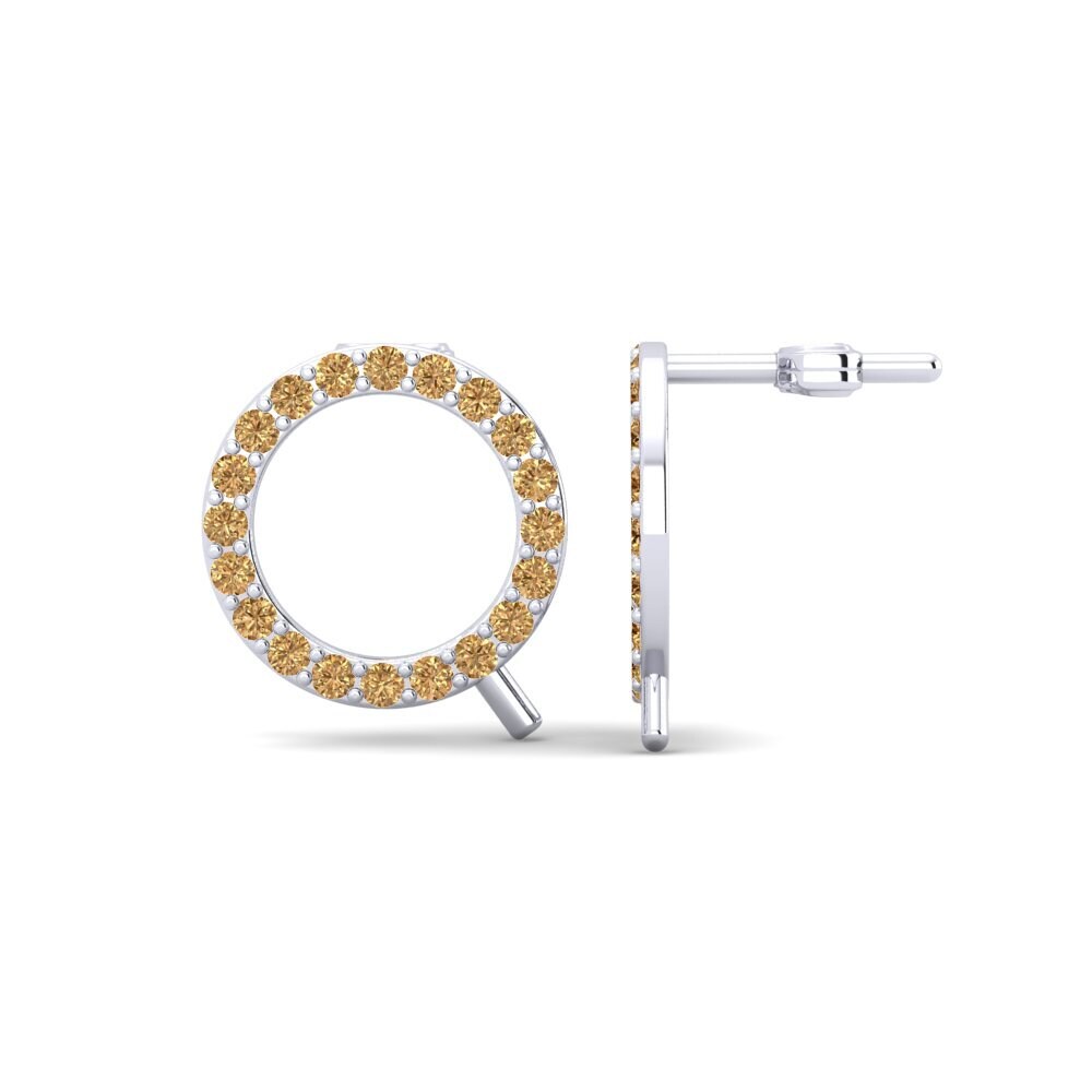 Brown Diamond Women's Earring Deviera Q