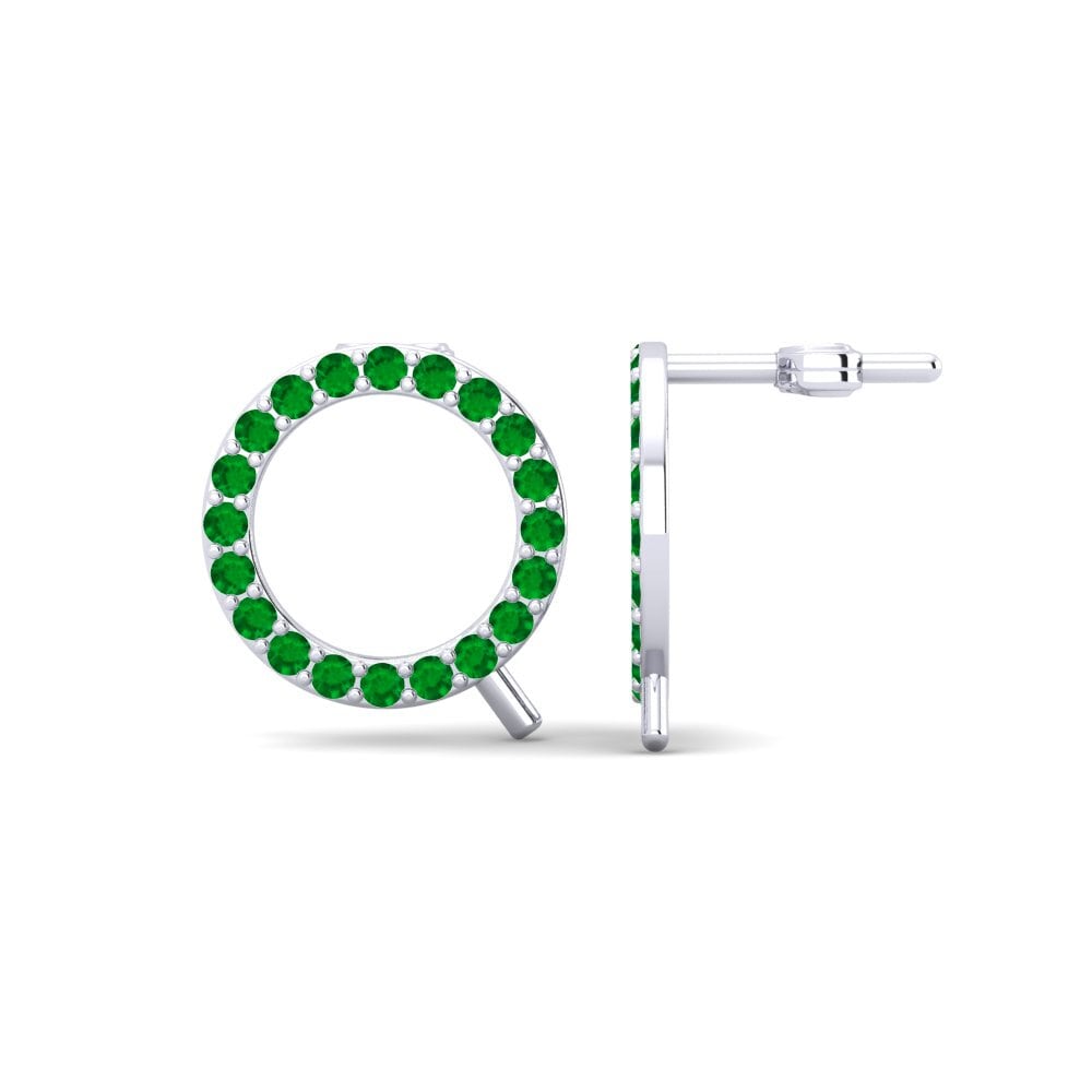 Emerald Women's Earring Deviera Q