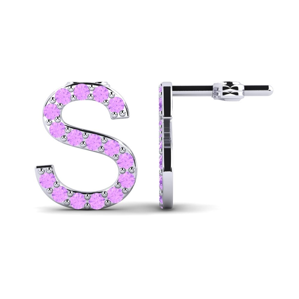 Amethyst Women's Earring Deviera S