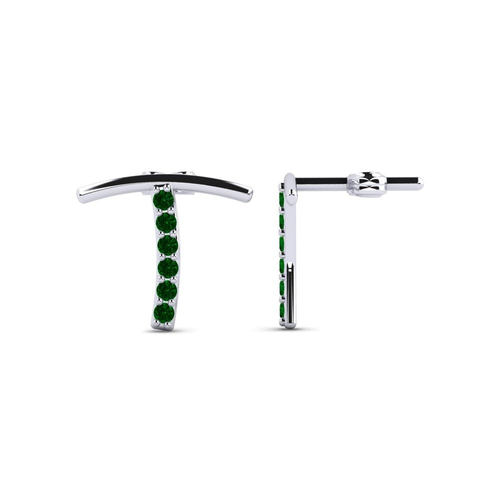 Green Zirconia Women's Earring Deviera T