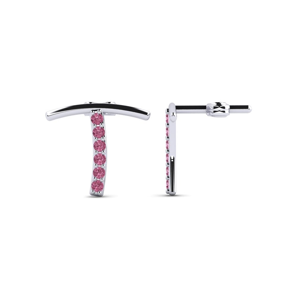 Rhodolite Garnet Women's Earring Deviera T