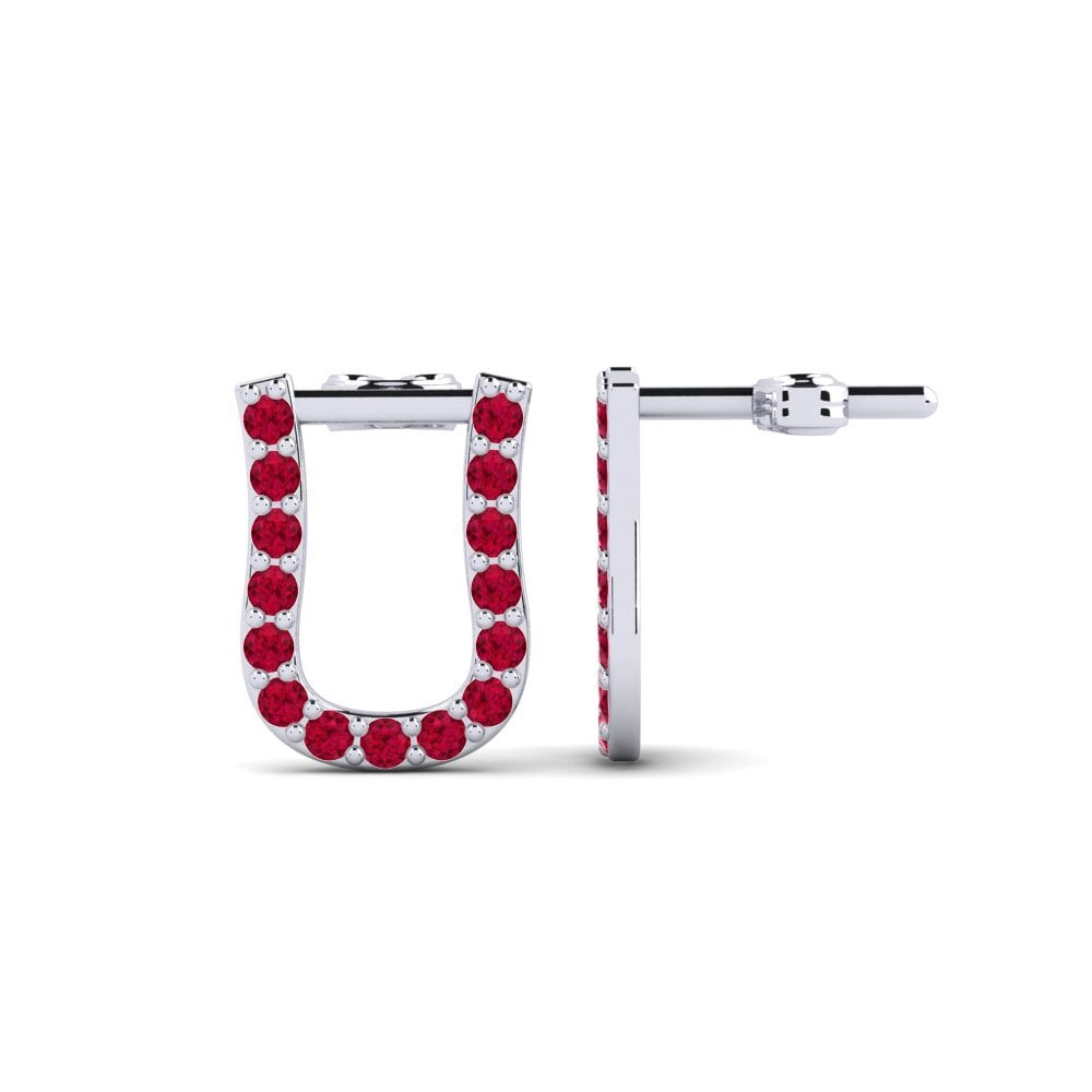 Ruby Women's Earring Deviera U