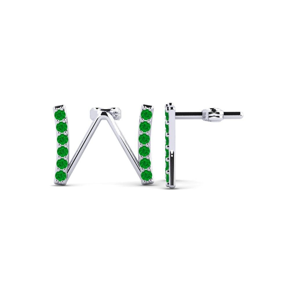 Emerald Women's Earring Deviera W