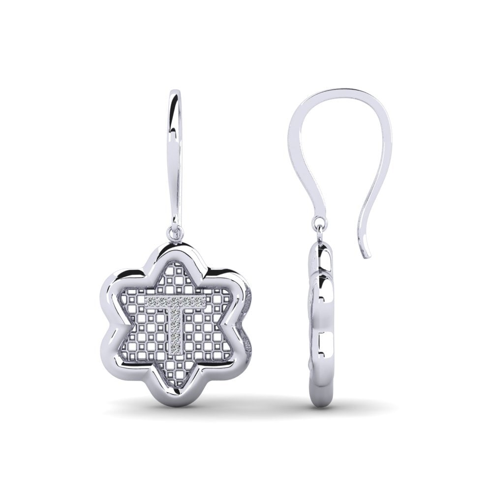 Zirconia Women's Earring Girandole T