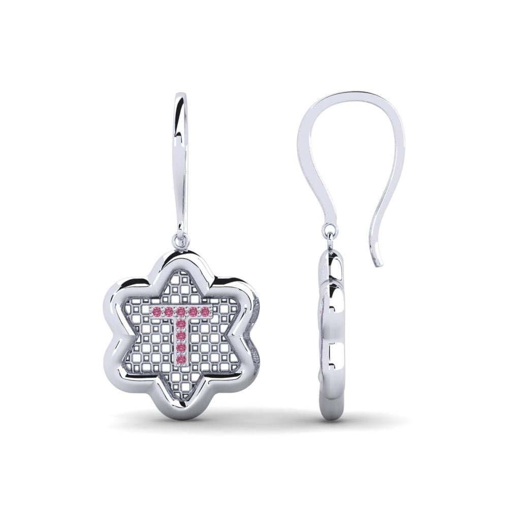 Rhodolite Garnet Women's Earring Girandole T