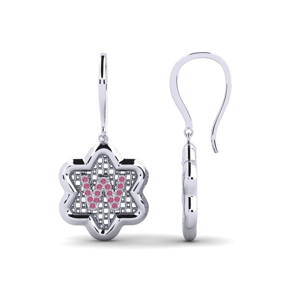Rhodolite Garnet Women's Earring Girandole W