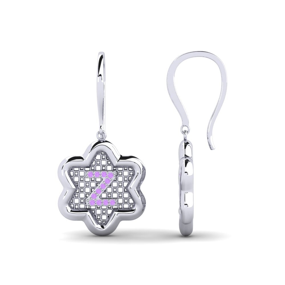 Amethyst Women's Earring Girandole Z
