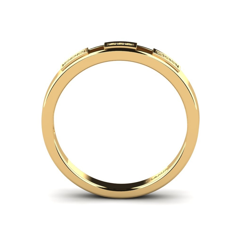 14ct Yellow Gold Yellow Diamond Men's Ring Buizel