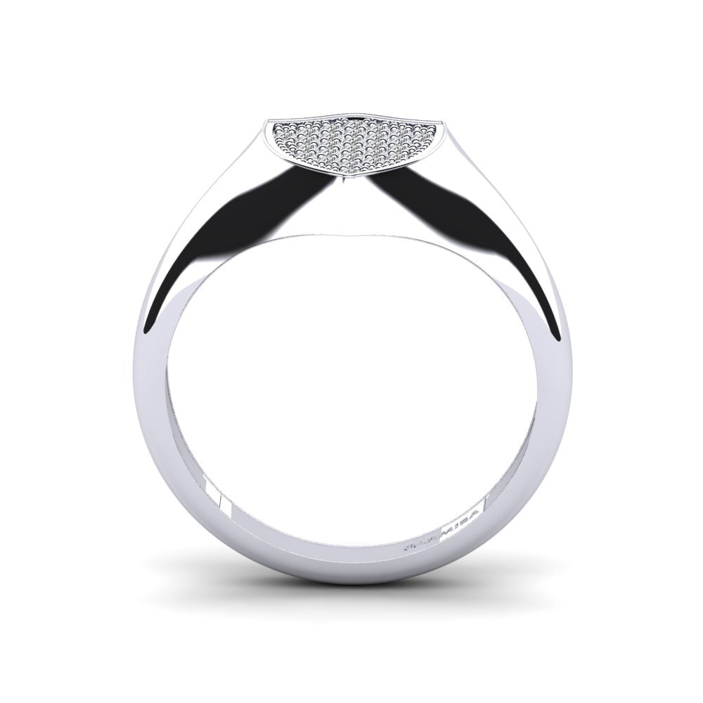 Buy 0.27 Carat Round cut 18ct White Gold Lab Grown Diamond Men's Ring ...