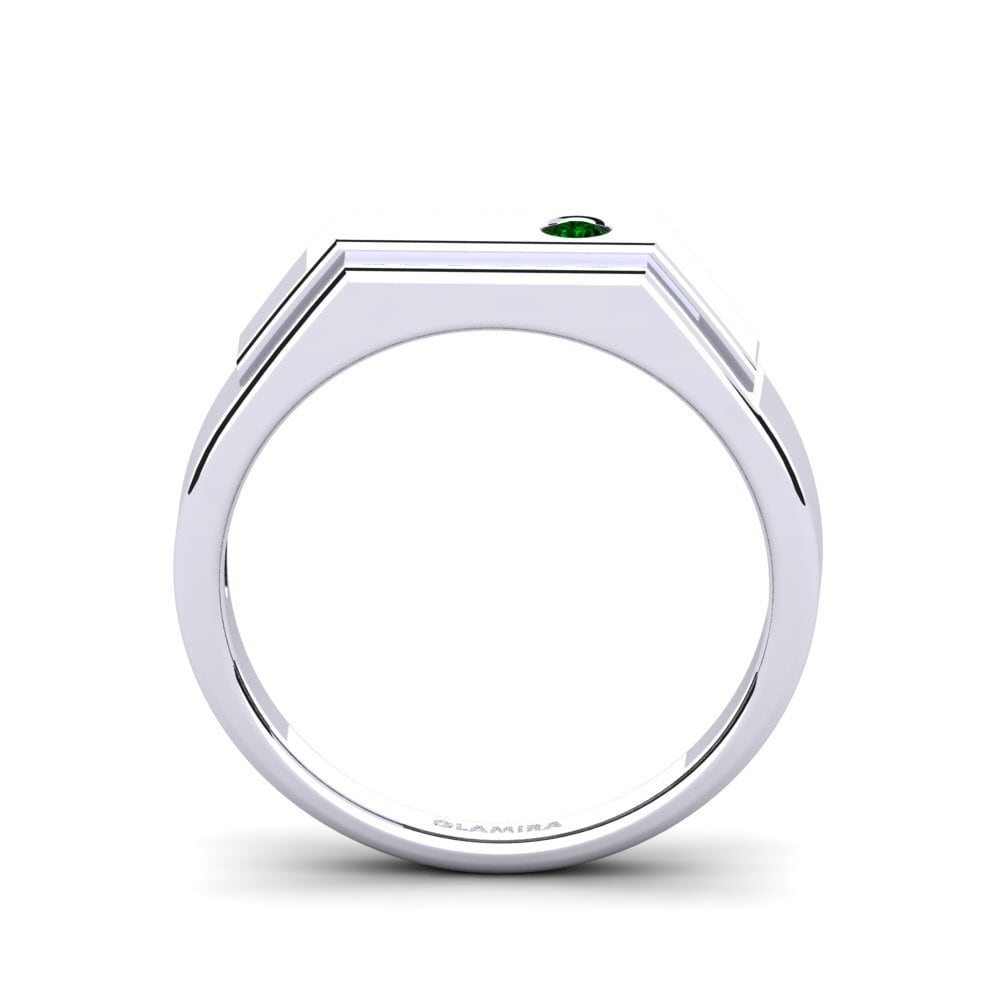 Circonita Verde Anillo de Hombre Pineiro