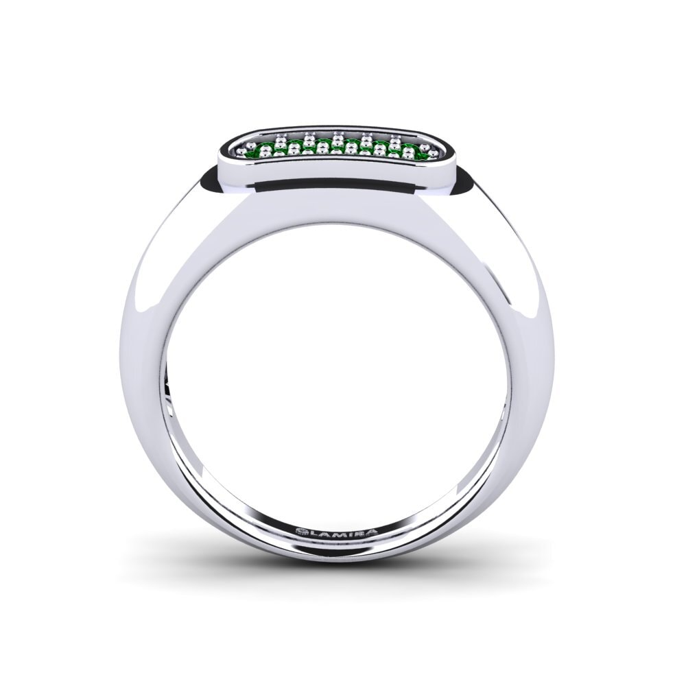 Green Zirconia Men's Ring Sewaddle