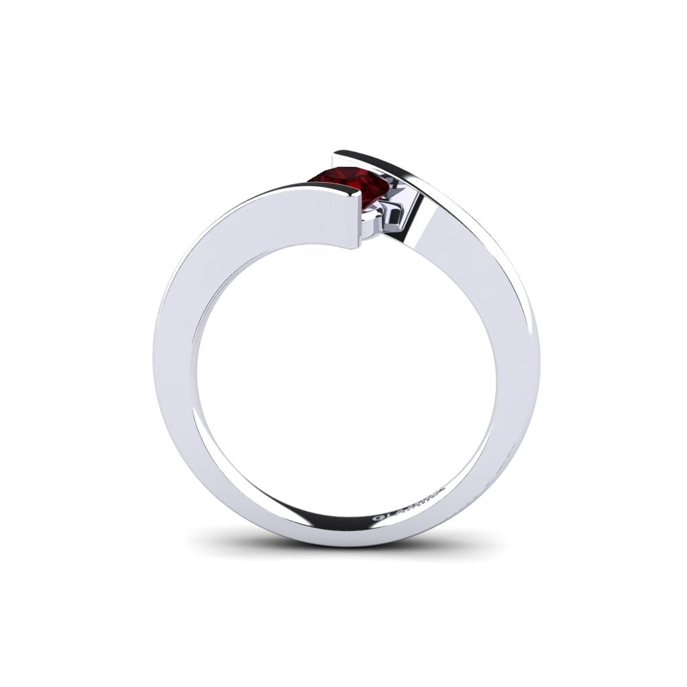 garnet Anel de Noivado Storm