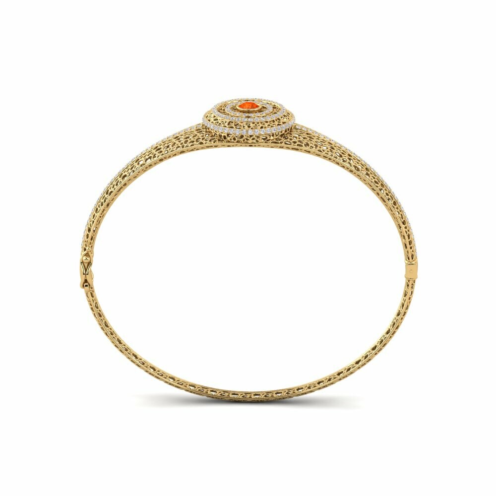 Fire-Opal Women's Bangle Corbeau