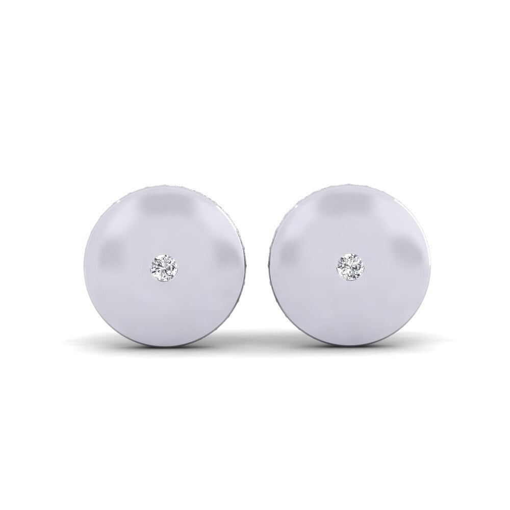 Gemelli Uomo Meera Jewels In Argento Argentium 935 Con Zaffiro Blu, Personalizzabili, Nuovi