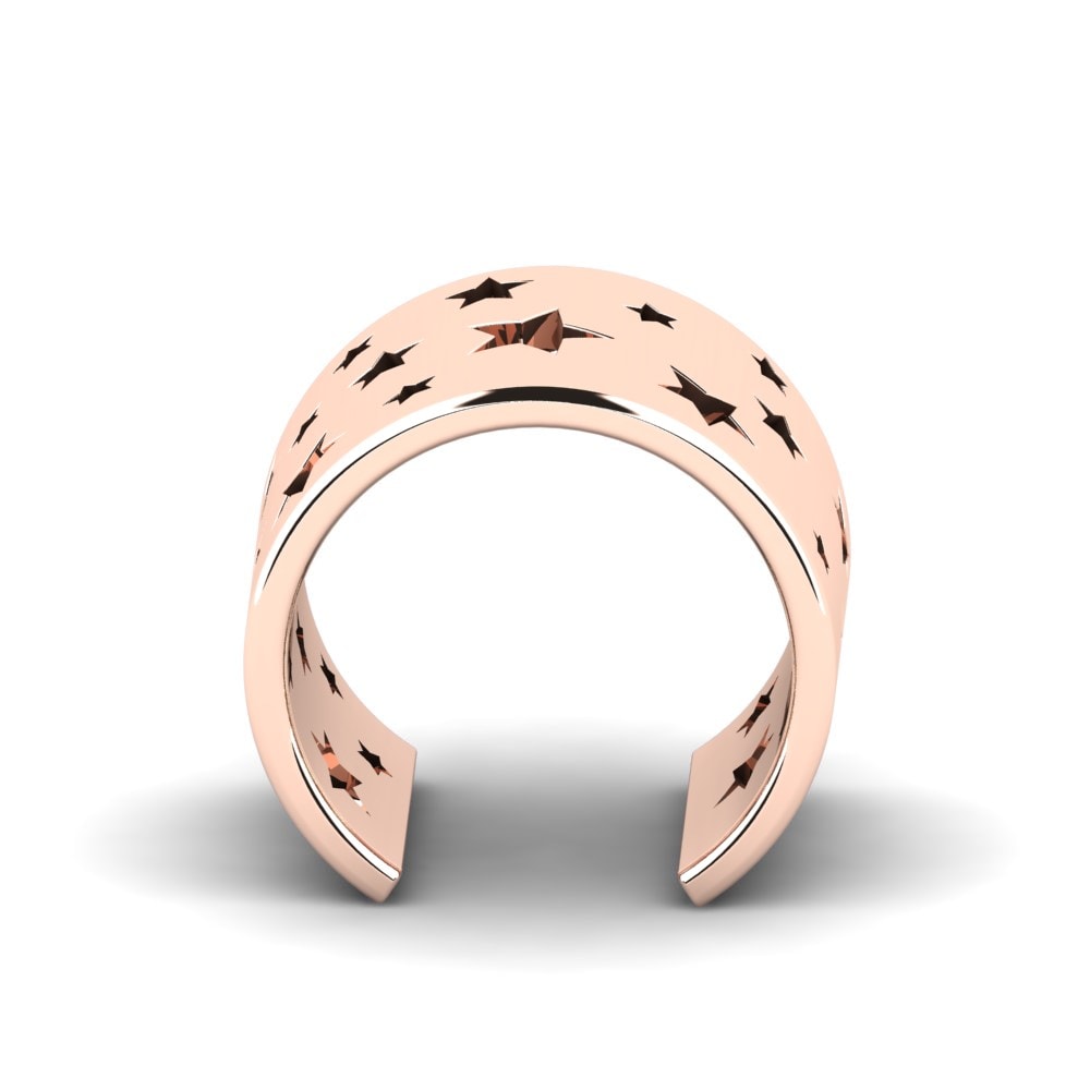 9k Oro Rosa Anillo Arris