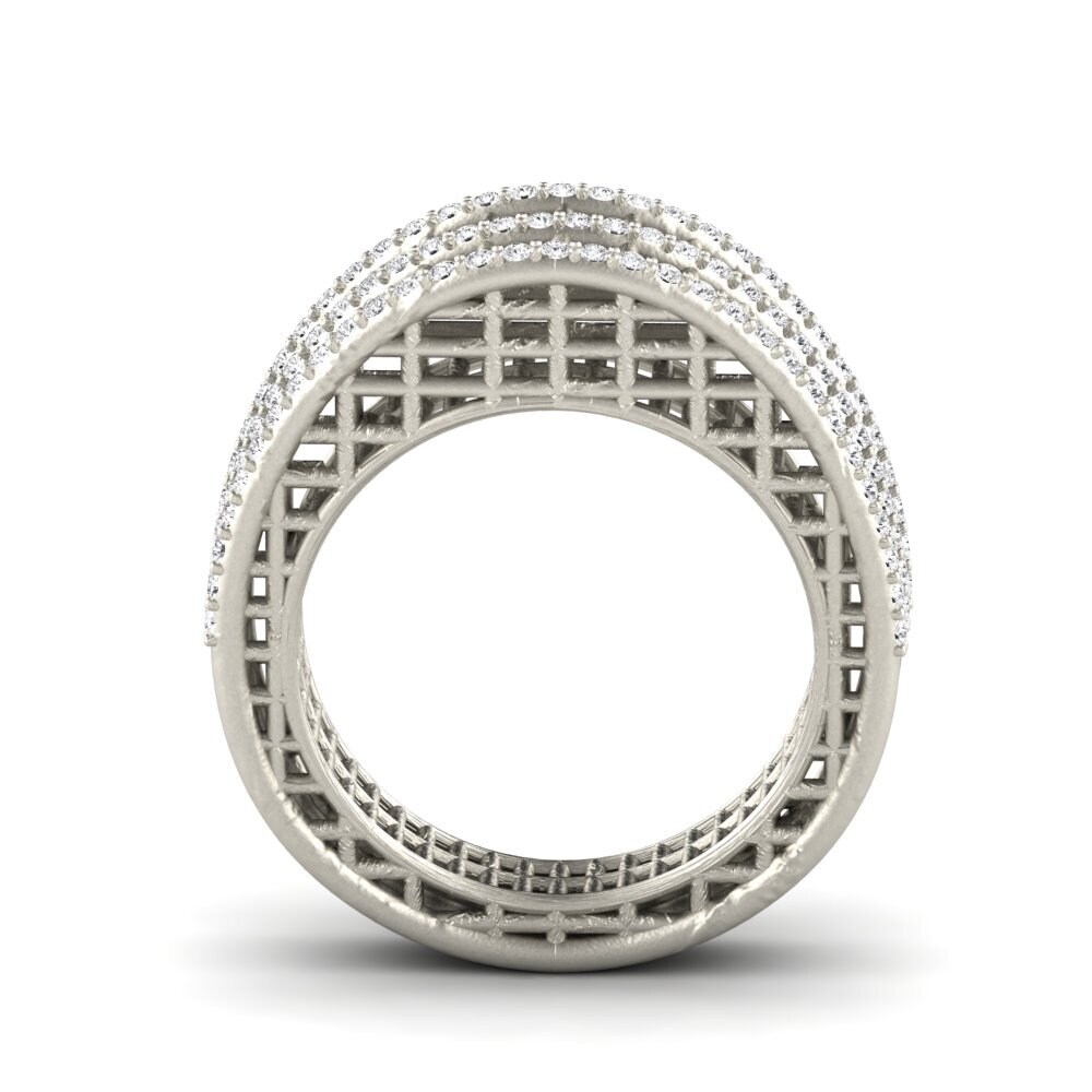 White sapphire Ring Barefoot