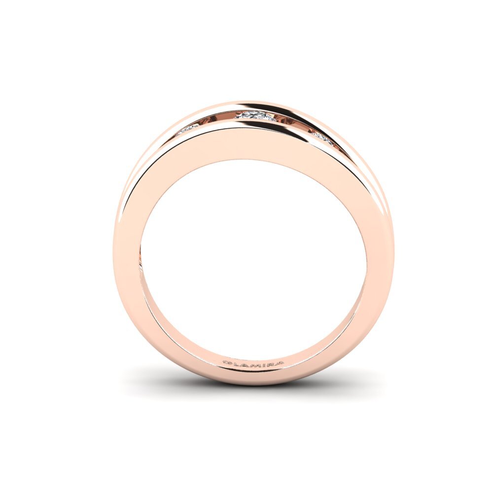 9ct Rose Gold Engagement Ring Anastasia