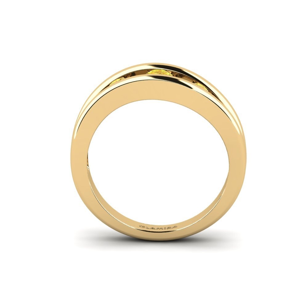 Yellow Sapphire Engagement Ring Anastasia