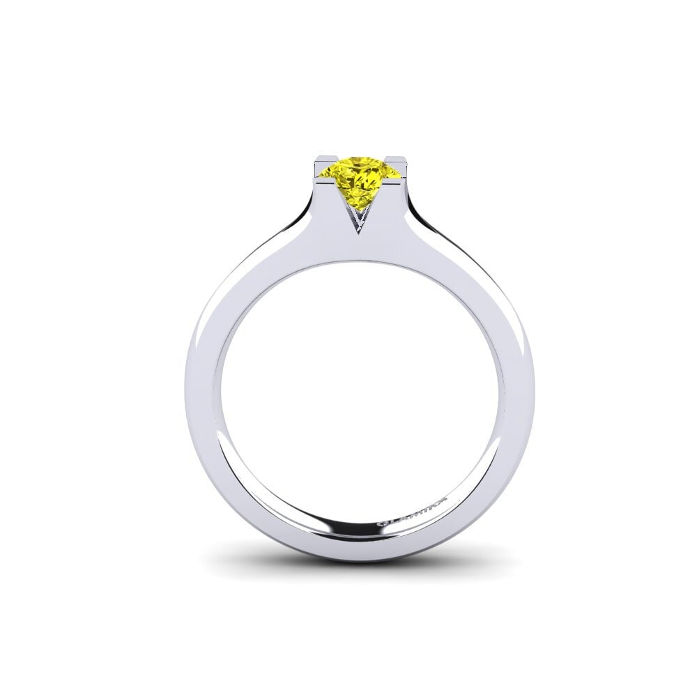 Diamante Amarillo Set de Anillos Dreamy- Anillo A