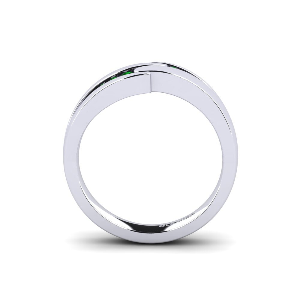 Green Zirconia Engagement Ring Marissa